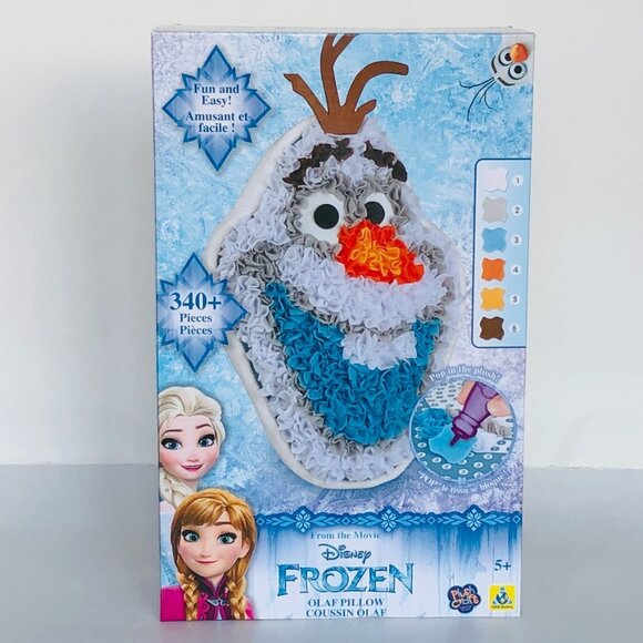 PlushCraft Disney Frozen Olaf Pillow Fabric by Number 322 Pcs New Sealed Age 5+ - Picture 6 of 16